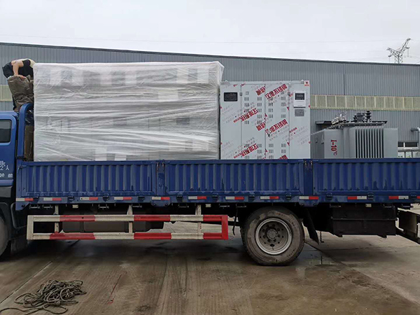 S11-1600KVA油浸式变压器及配套低压开关柜发往四川甘孜州
